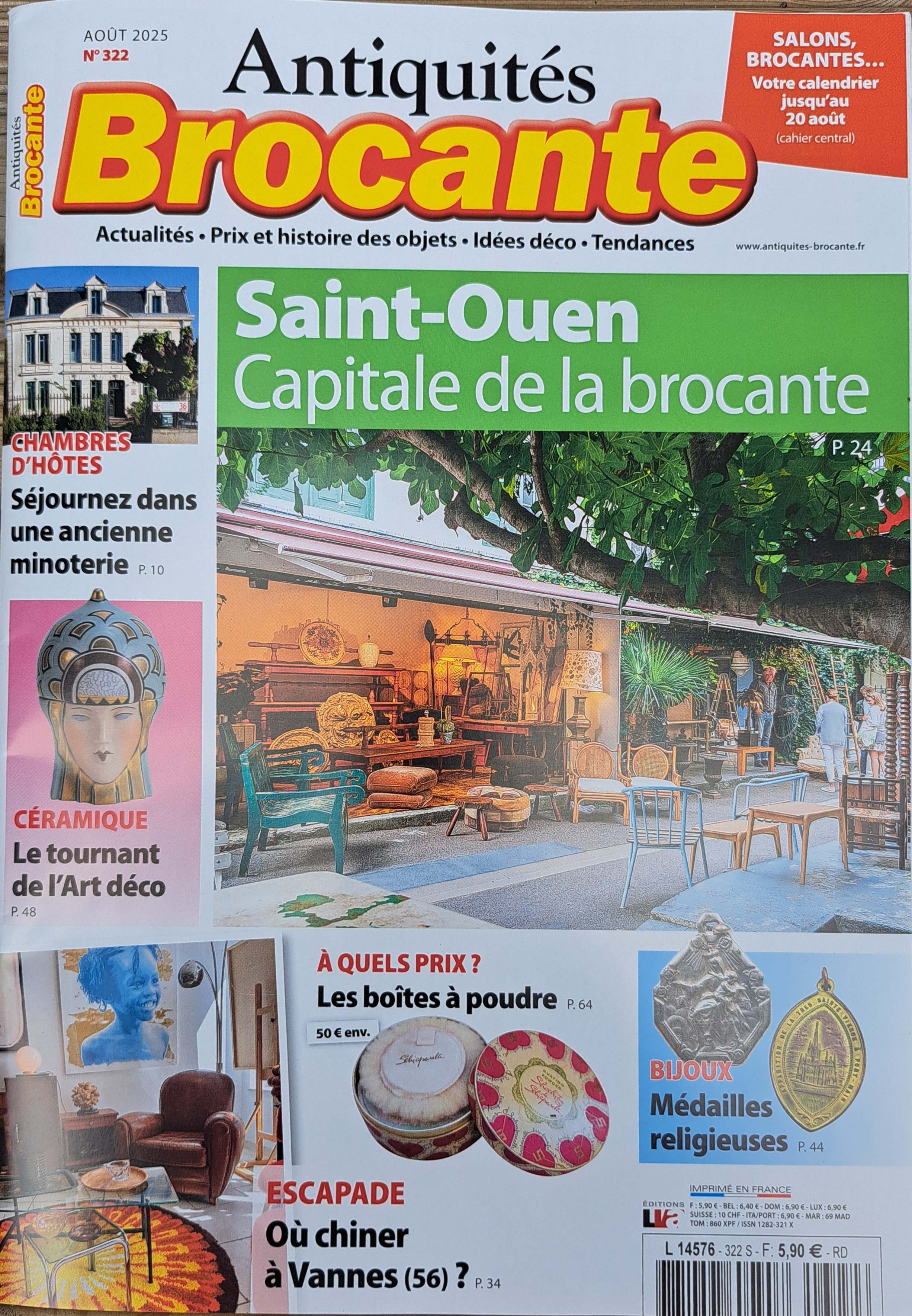 On parle de la Broca Moma dans le magazine Antiquités Brocante N322